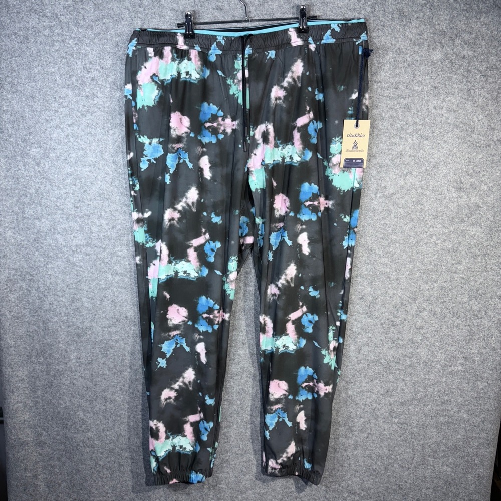 Chubbies The Paint Parties Ultimate Sport Jogger Pants‎ XXL Tie Dye
